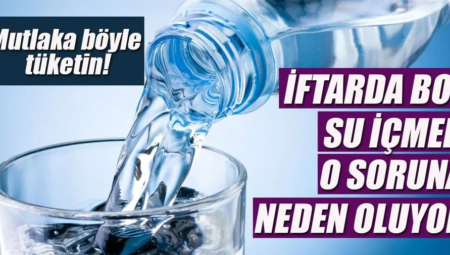 İftarda Su İçmek: Sağlıklı Alışkanlıklar ve İpuçları